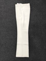Men’s White Bootcut Formal Trousers