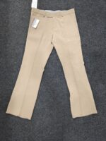 Men’s Beige Bootcut Formal Trousers