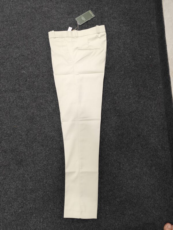 Men’s Creme Ankle Fit Formal Trousers