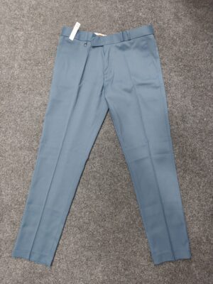 Men’s Steel Blue Ankle Fit Formal Trousers