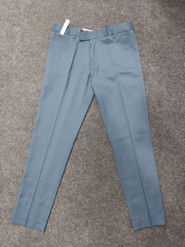 Men’s Steel Blue Ankle Fit Formal Trousers