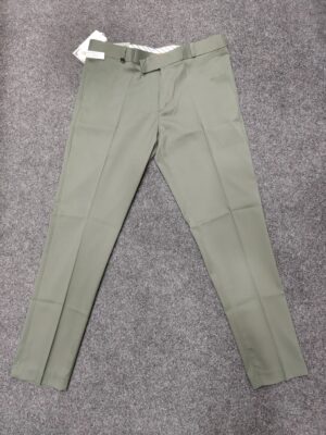 Men’s Olive Green Ankle Fit Formal Trousers