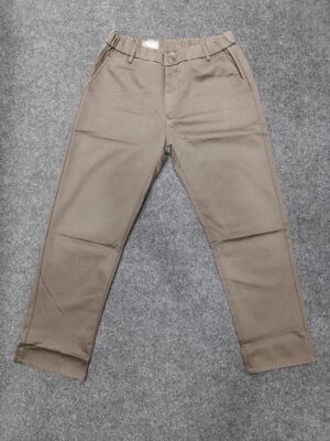 Men’s Relaxed Fit Formal Trouser – Taupe Brown Solid