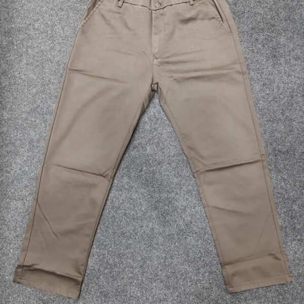 Men’s Relaxed Fit Formal Trouser – Taupe Brown Solid