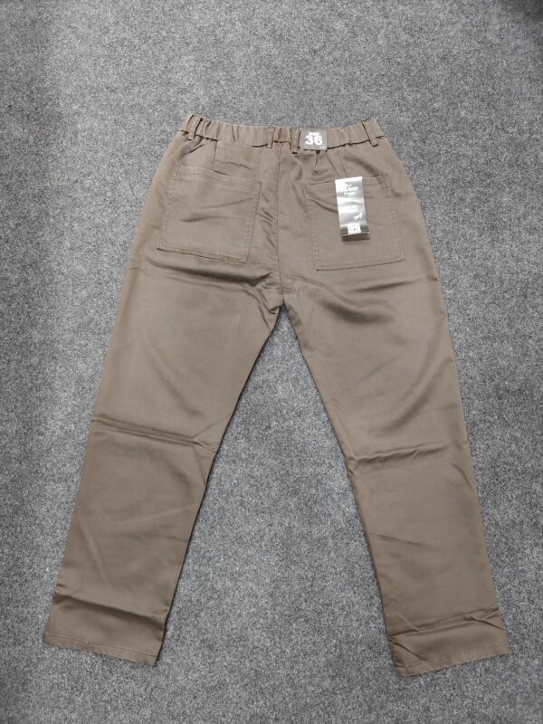 Men’s Relaxed Fit Formal Trouser – Taupe Brown Solid