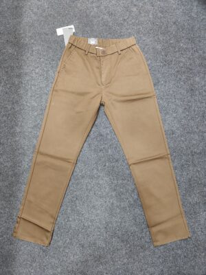 Tobacco Brown Relaxed Fit Formal Trousers