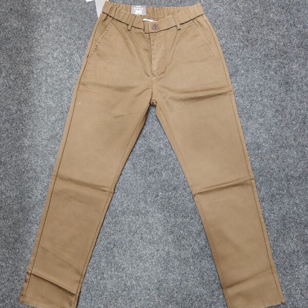 Tobacco Brown Relaxed Fit Formal Trousers