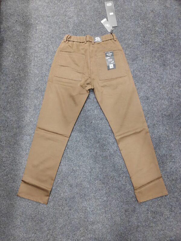 Tobacco Brown Relaxed Fit Formal Trousers
