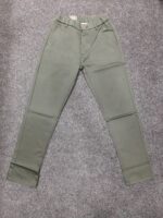 Men’s Dark Olive Relaxed Fit Formal Trousers
