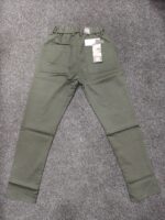 Men’s Dark Olive Relaxed Fit Formal Trousers