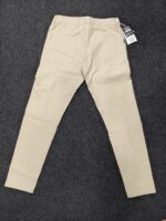 Men’s Cargo-Style Track Pants with Drawstring (Creme / Black)