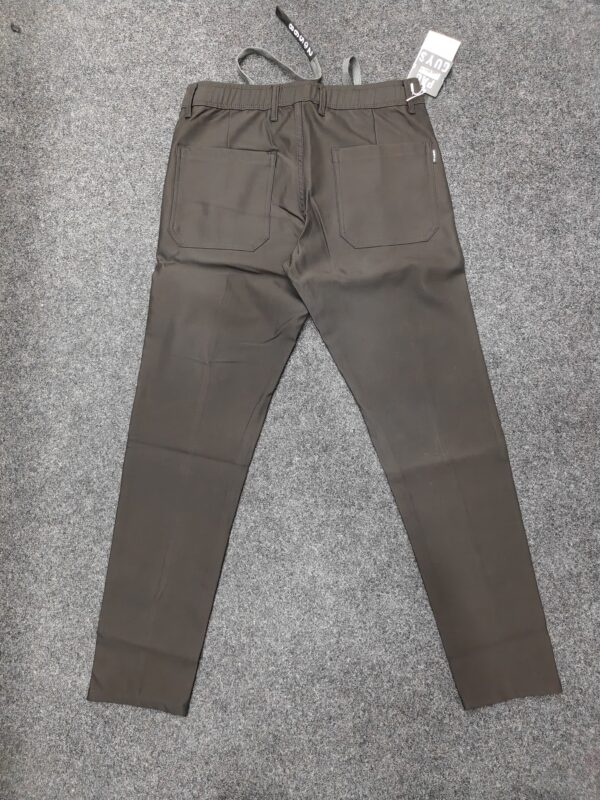 Men’s Cargo-Style Track Pants with Drawstring (Creme / Black)