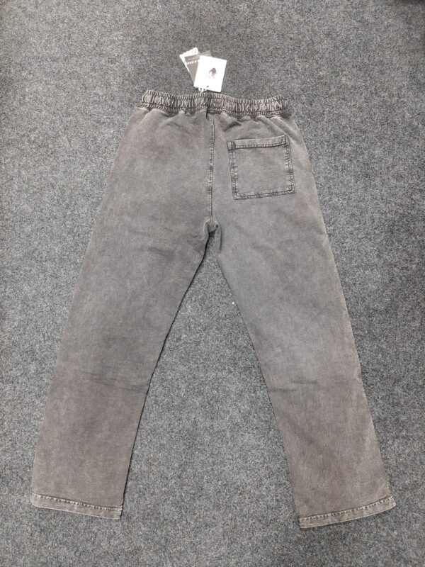 Men’s Acid Wash Relaxed Fit Pants (Green / Creme / Grey) – Streetwear Edition