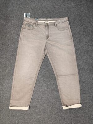 Men’s Big Size Brown Wash Denim Jeans