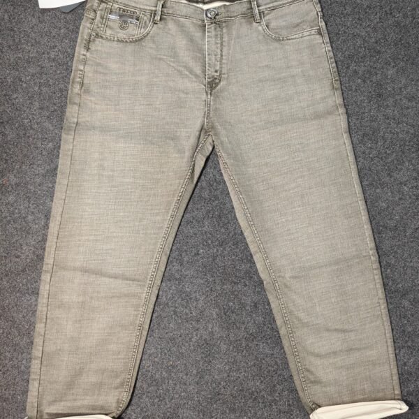 Men’s Big Size Olive greenWash Denim Jeans