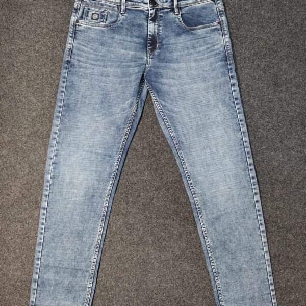 Men’s Big Size Light Blue Wash Denim Jeans