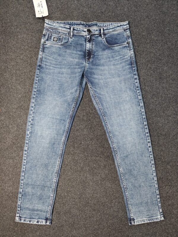Men’s Big Size Light Blue Wash Denim Jeans