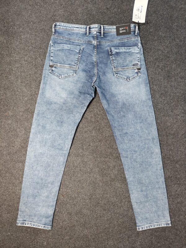Men’s Big Size Light Blue Wash Denim Jeans