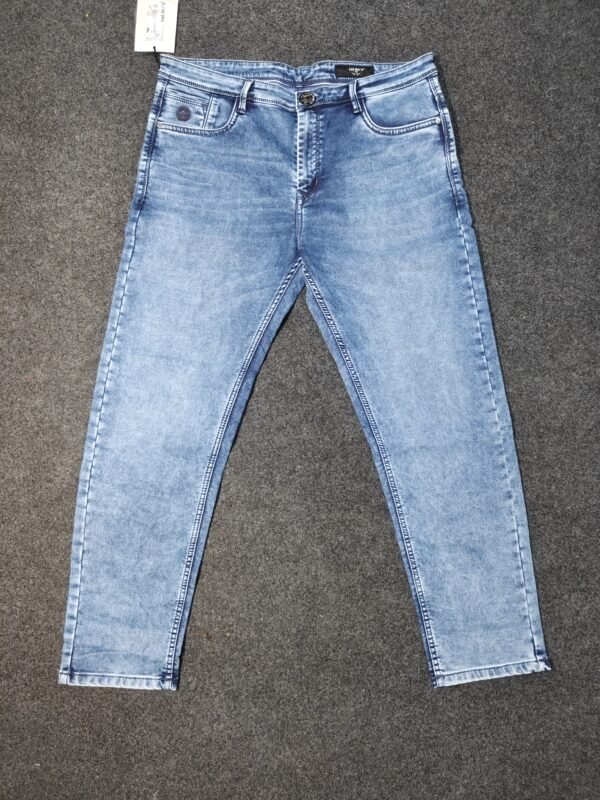 Men’s Big Size Blue Wash Denim Jeans