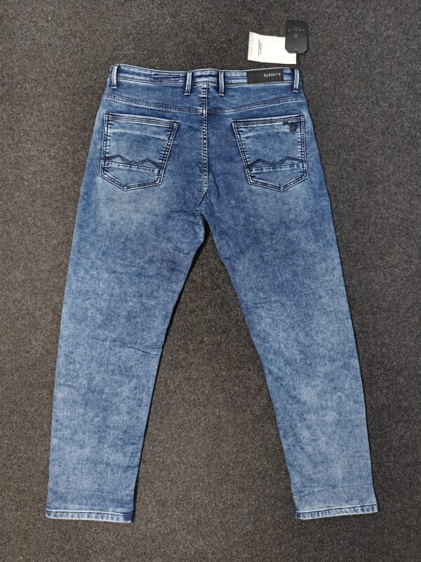 Men’s Big Size Blue Wash Denim Jeans