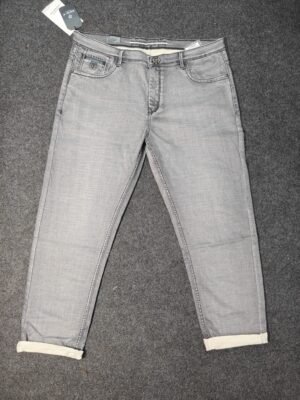 Men’s Big Size Dark Grey Wash Denim Jeans