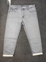 Men’s Big Size Light Grey Wash Denim Jeans