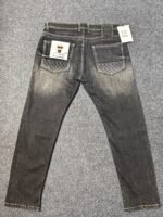 Men’s Big Size Jeans – Charcoal Black Washed