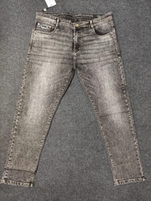 Men’s Big Size – Light Grey Washed