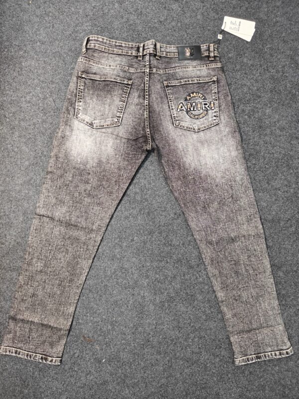 Men’s Big Size  – Light Grey Washed