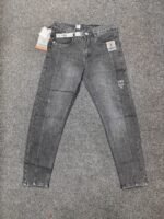 Men’s Surgery Fit Denim Jeans – Dark Grey Washed