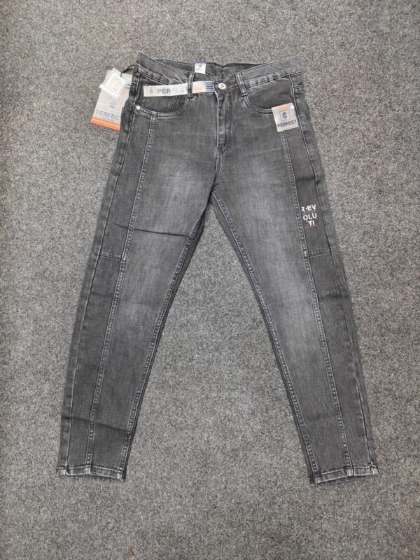 Men’s Surgery Fit Denim Jeans – Dark Grey Washed