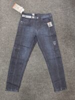 Men’s Surgery Fit Denim Jeans – Dark Blue Washed