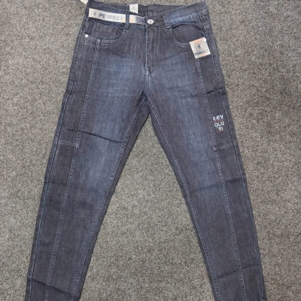 Men’s Surgery Fit Denim Jeans – Dark Blue Washed