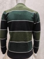 Men’s Full Sleeve Crew Neck Textured Knit T-Shirt - Multi color