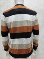 Men’s Full Sleeve Crew Neck Textured Knit T-Shirt - Multi color