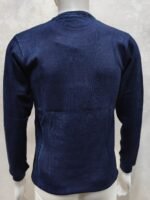 Men’s Full Sleeve Crew Neck Graphic T-Shirt – Navy Blue