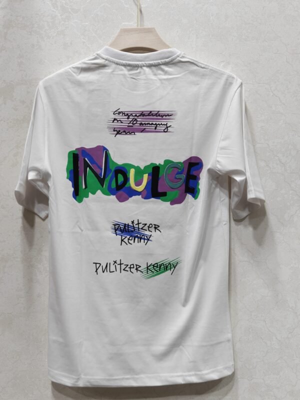 Men’s Round Neck Graphic T-Shirt – “INDULGE”