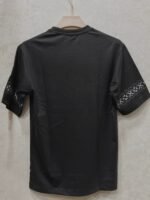 Geo-X Emblem Border Tee – Crew Neck Half Sleeve T-Shirt