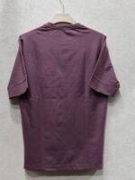 Crown Monogram Patch Tee – Men’s Crew Neck Half Sleeve T-Shirt