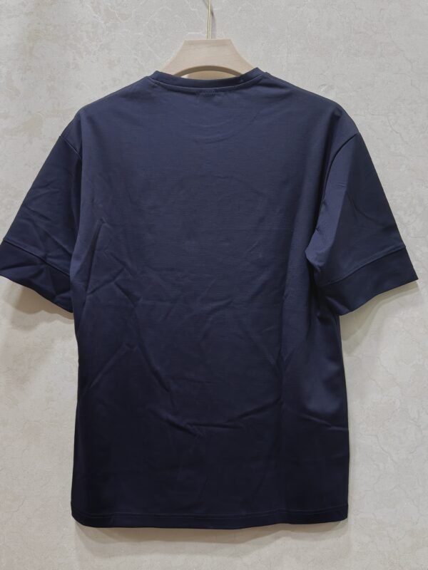 Crown Monogram Patch Tee – Men’s Crew Neck Half Sleeve T-Shirt