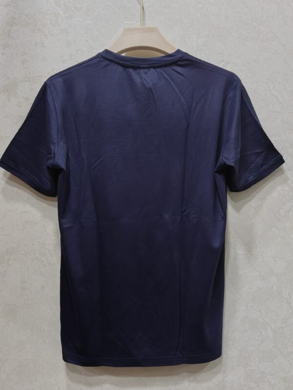 Paint-Splash “G” Circle Logo Tee – Navy Crew Neck Half Sleeve T-Shirt