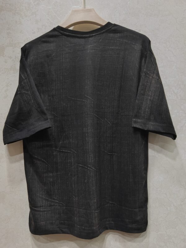 Natural World Vintage-Wash Tee – Charcoal Black