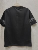 Midnight Mandala Border Tee – Black