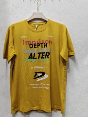 Sunburst Typography Stack Tee