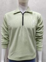 Quarter-Zip Collar Knit Sweatshirt – Full Sleeve