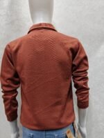 Quarter-Zip Collar Knit Sweatshirt – Full Sleeve