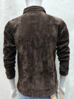 Quarter-Zip Collar Knit Sweatshirt
