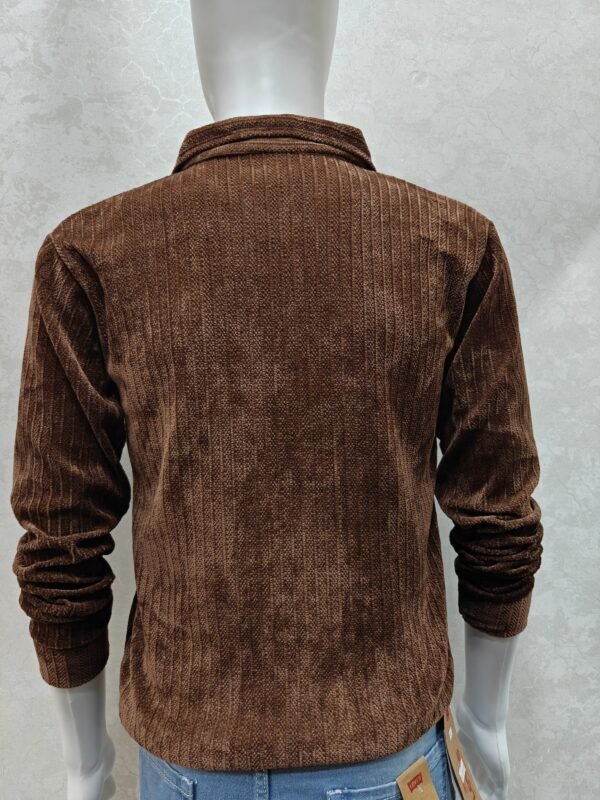 Quarter-Zip Collar Knit Sweatshirt
