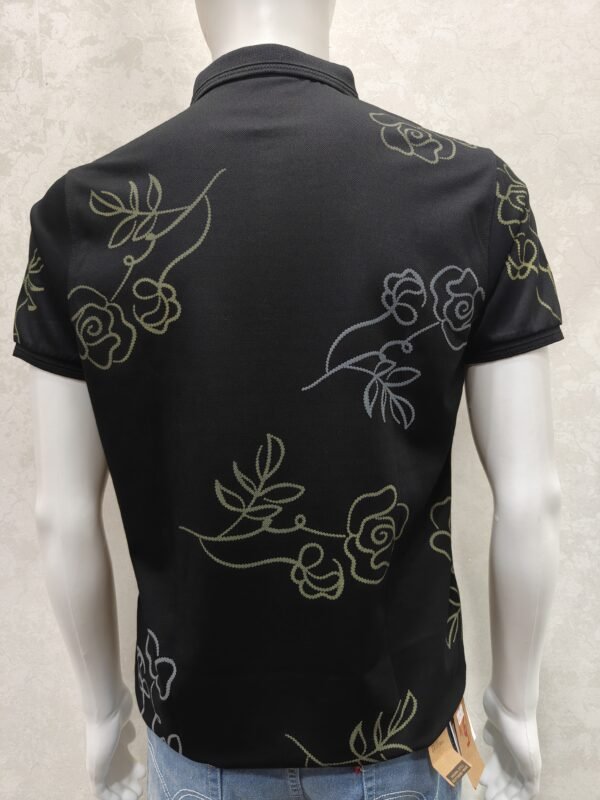 Printed Collar T-Shirt – Half Sleeve