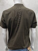 Washed-Effect Solid T-Shirt – Half Sleeve
